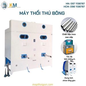 Máy sở hữu tốc độ thổi lên đến 100-120kg_h