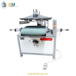 Máy đóng bao gối KMRB-04 có thể tùy chỉnh kích bàn ép cho phù hợp với sản phẩm